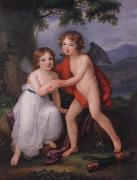 Angelika Kauffmann Bildnis der Geschwister Plymouth als Amor und Psyche oil painting picture wholesale